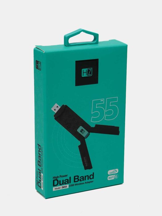 Адаптер Wi-fi 6 1300 мб , переходник для ПК 2.4 Гц, 5 Гц