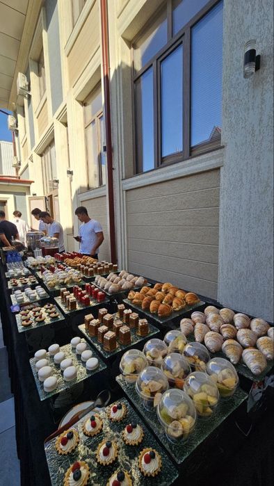 Ketering xizmatlari, услуги Кейтеринг, прокат посуды, столы стулья