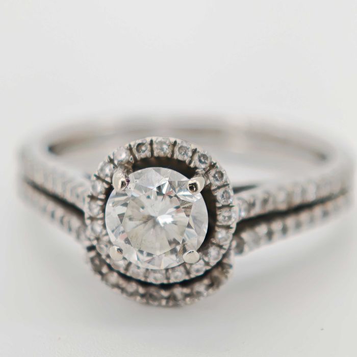 Inel 14k diamante naturale 1.10ct oferta Black Friday!