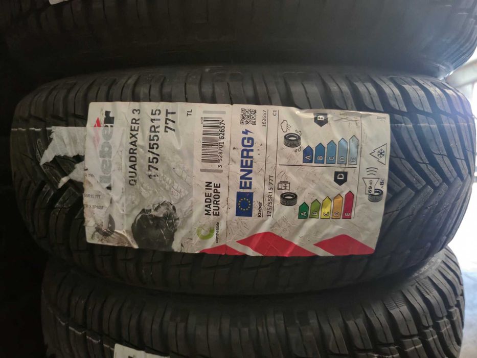 Anvelope VARA IARNA M+S 4Sezoane - 175/55/15 77T - KLEBER Quadraxer 3 - NOU - DOT 2023 !