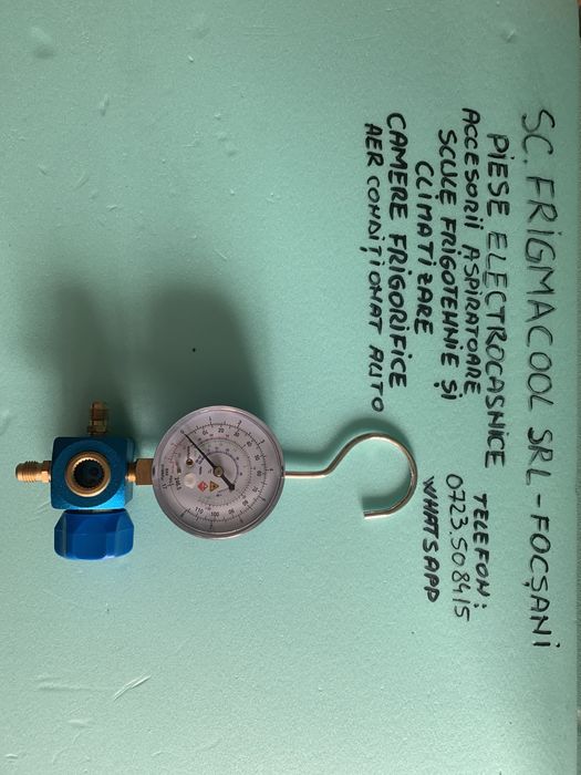 Manometru freon cu vizor joasa presiune r600 r290 nou
