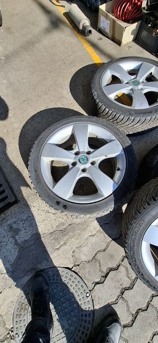 Лети джанти 17 5x112 за Skoda Vw Seat Audi  с зимни Гуми