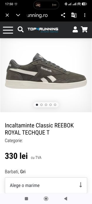 Tenesi Reebok, kaki, 41, piele