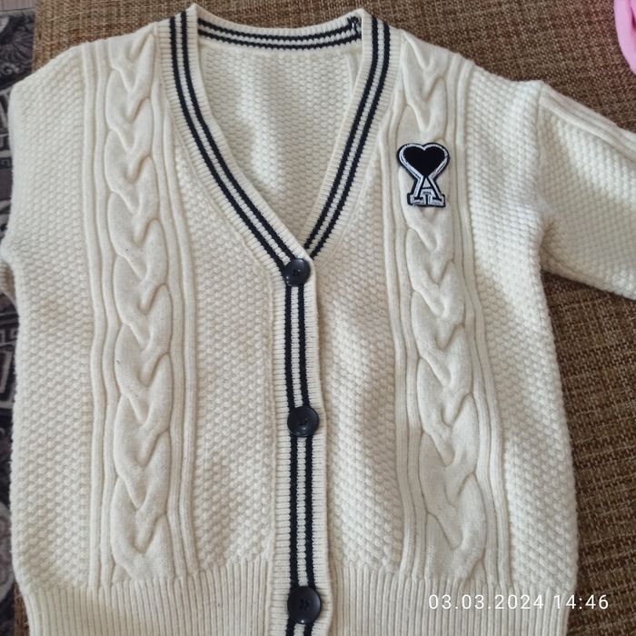 Молочный кардиган