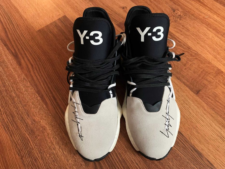 Adidas Y3 BYW Bball "White/Black" by YOHJI_Marime 44_ ORIGINALI
