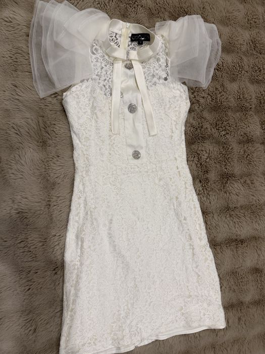 Рокля Boutique Cocoon Ivory Cristal