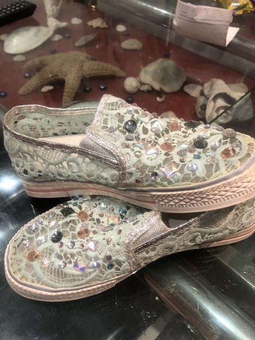 Слипоны с стразами