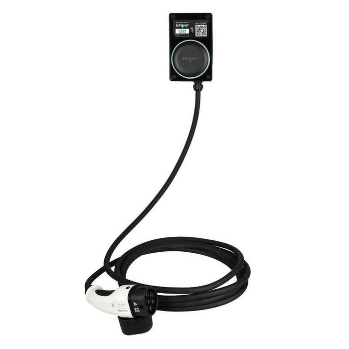 Зарядна станция EVPoint EV7 | 5м кабел Тип2 | 7.4 kW AC | черен цвят
