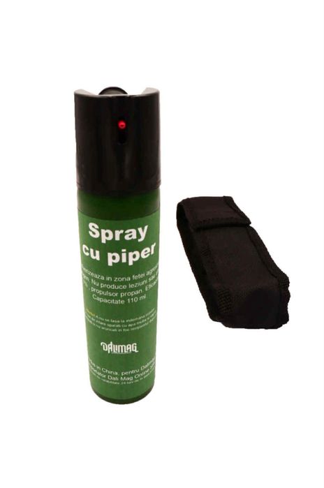 Промоция!Ниска цена!Пипер спрей за самозащита+калъф 110мл Dalimag внос