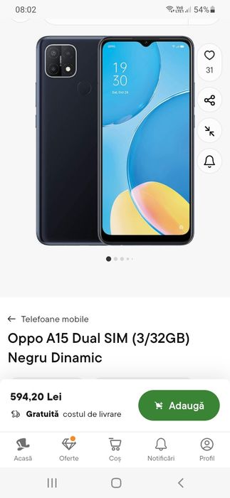Vand Oppo A15 Dual Sim