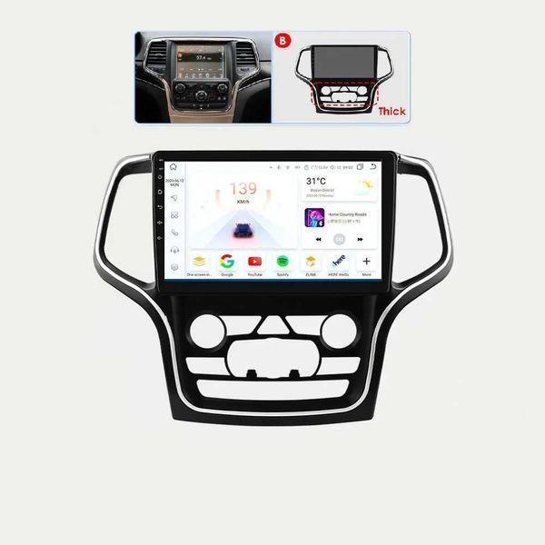 Jeep Grand Cherokee 2014-2022 Мултимедия Навигация Android
