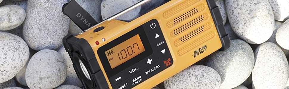 Радио Emergency Sangean MMR-88,жълт цвят,SURVIVOR M8