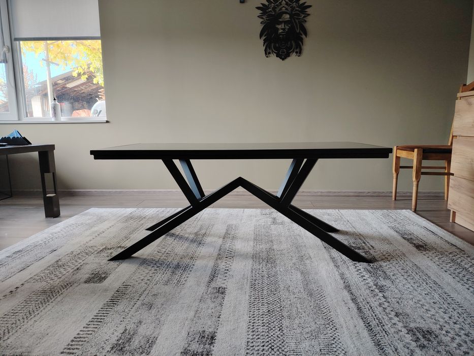 Холна маса метал и керамика