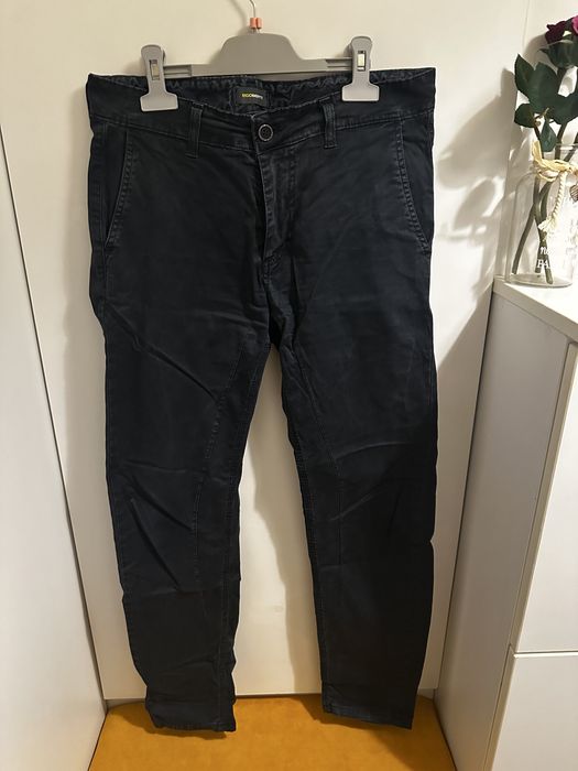 Pantaloni barbatesti bleumarin Bigotti mărimea 46 (potriviți pentru S)