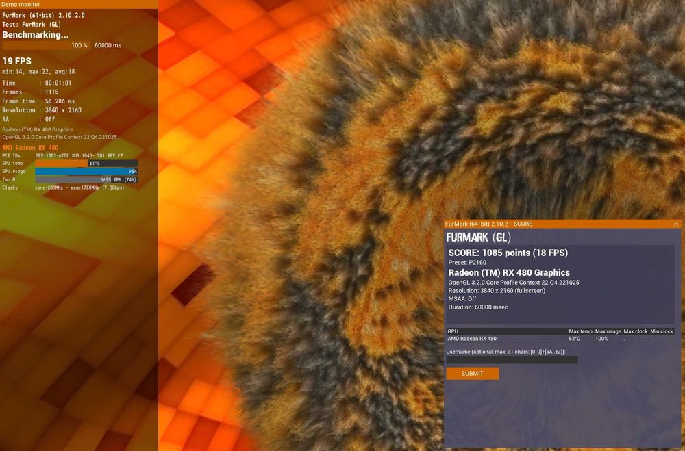 ТОП състояние Видео карта GPU ASUS Radeon RX 480 4GB DUAL OC GDDR5