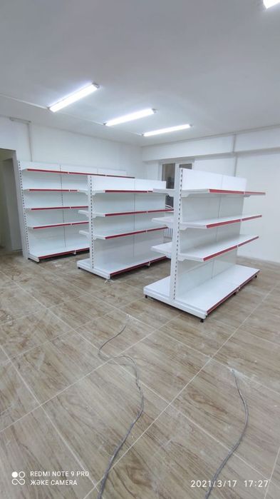 Полка стеллаж торговое прилавки