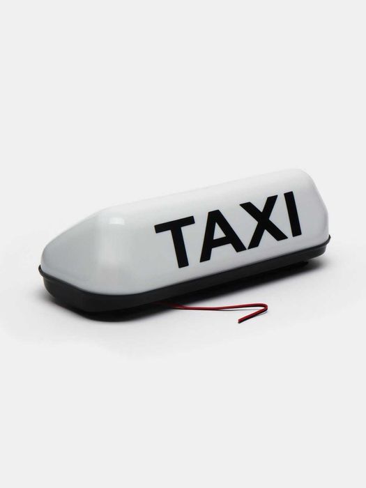 Taxi oq Shahmat Avtomobil tomi uchun yoritgichli taksi belgisi unversa