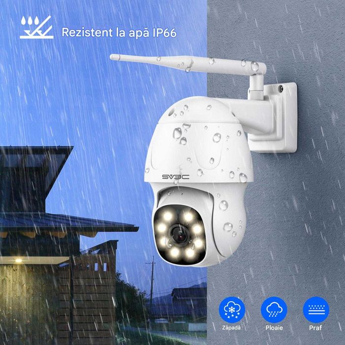 Cameră de supraveghere video IP  SV3C C11 WiFi 5MP PTZ