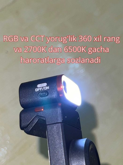 Mobilograflar uchun ideal xolatdagi HOHEM M7 stabilizatori