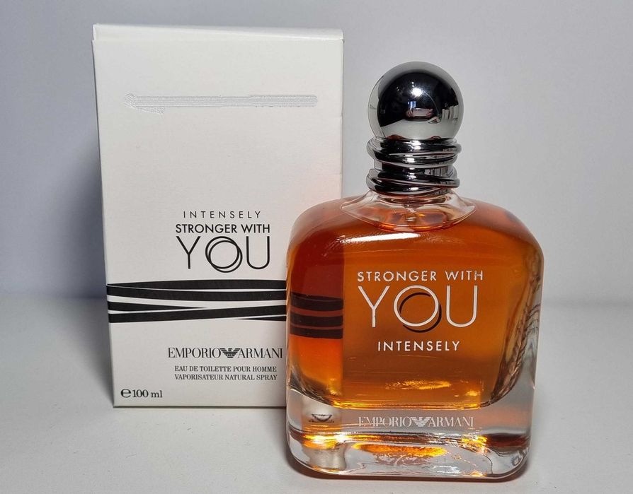 Parfum Armani - Stronger with you, Intensely, Oud, Tobacco, man, 100ml