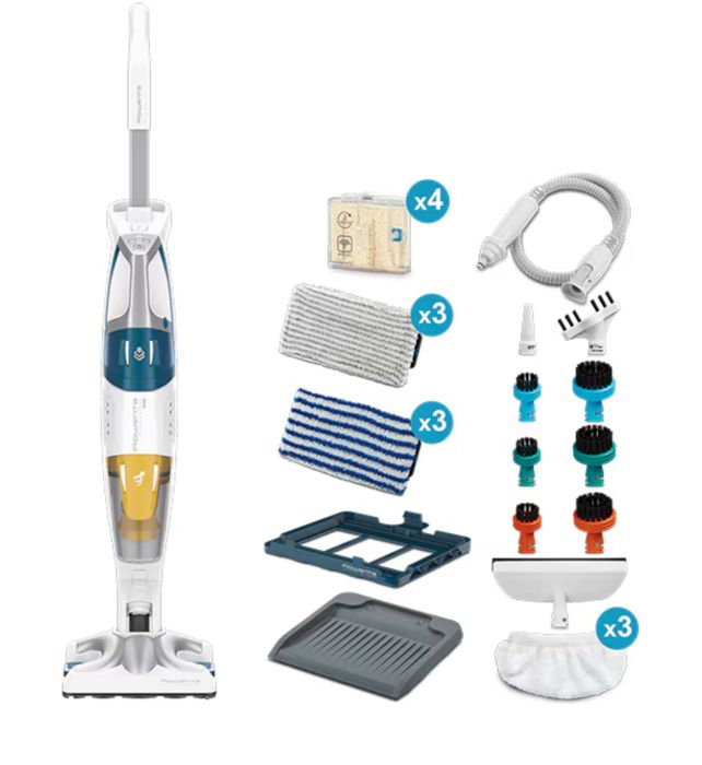 Aspirator vertical cu abur Rowenta Clean&Steam Multi, 0.5l, 1700W