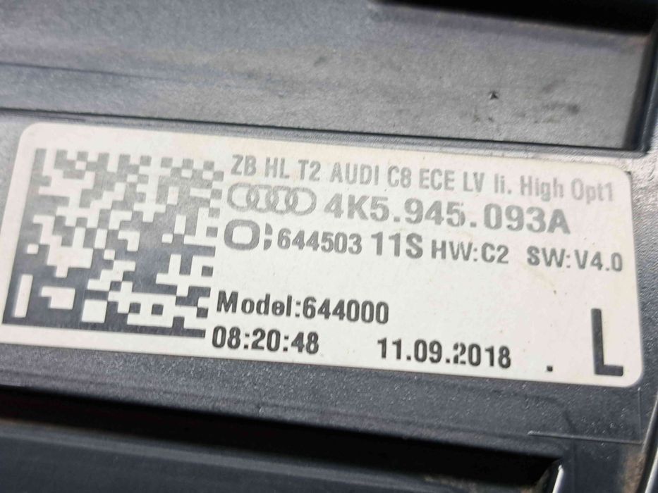 Stop haion stanga Audi A6 (4A2, C8) S-line [Fabr 2018-2025] 4K5945093