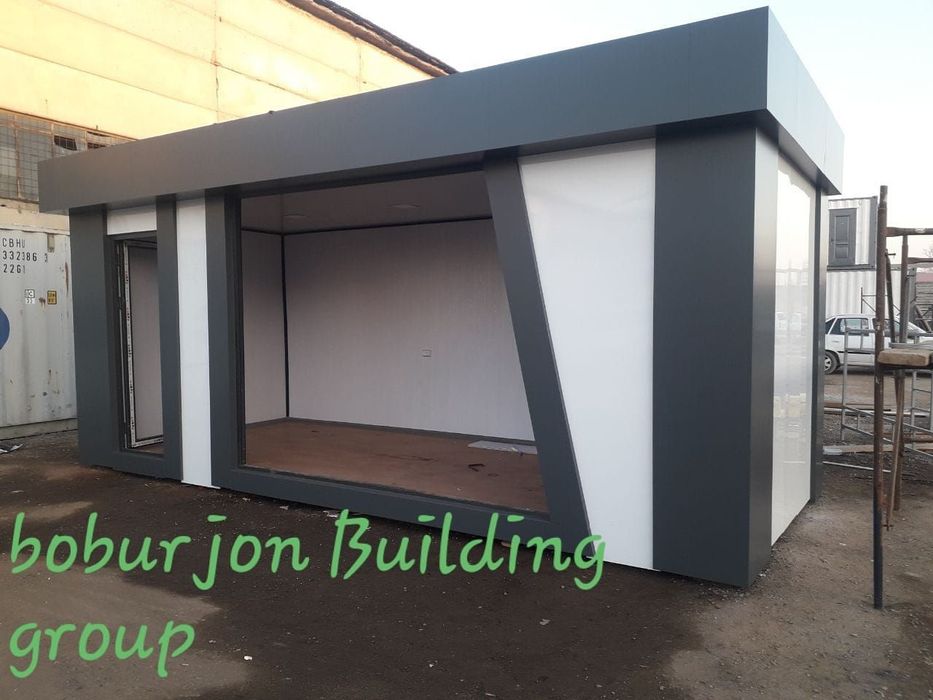 Zamonaviy do'konlar mobil ofislar konteyner