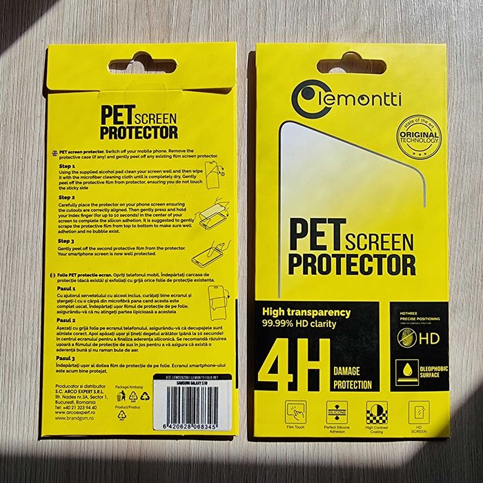 Folie Lemontti protectie ecran telefon Samsung Galaxy S10