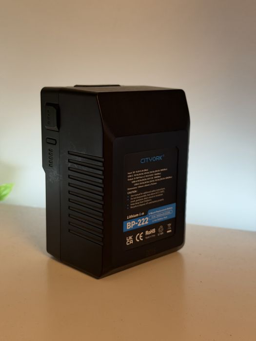 V mount батерия за камера видеозаснемане