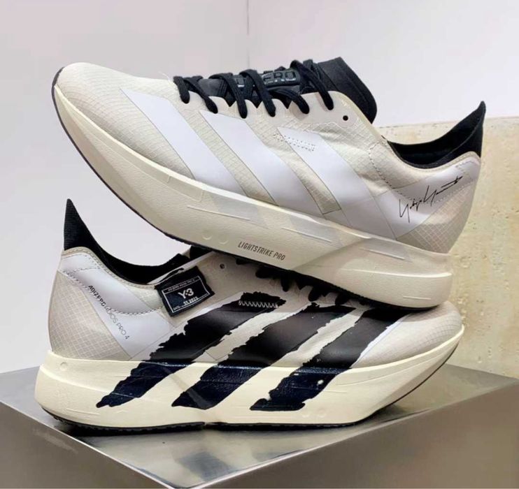 Оригинални маратонки adidas Y-3 Adios Pro 4 Beige Orbit Grey Black