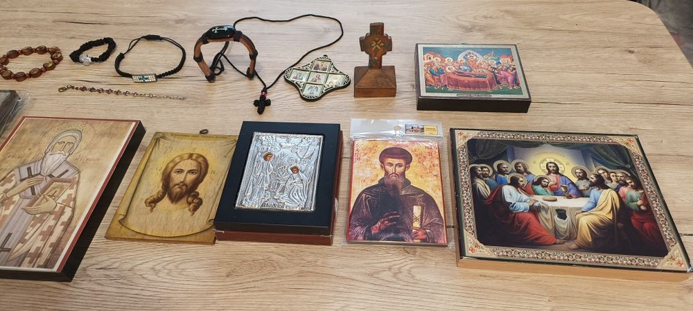 Icoane litografiate+metaniere tip brățară și multe altele