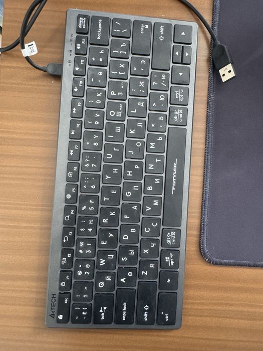 Клавиатура A4tech в сером цвете