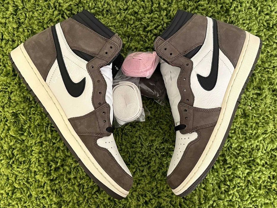 Adidasi Nike Air Jordan 1 Retro Travis Scott Cactus Mocha