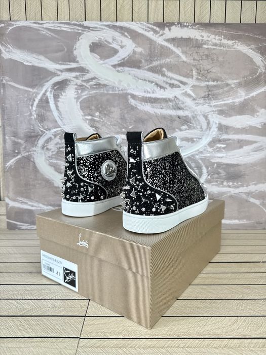 Christian Louboutin High Black Spikes