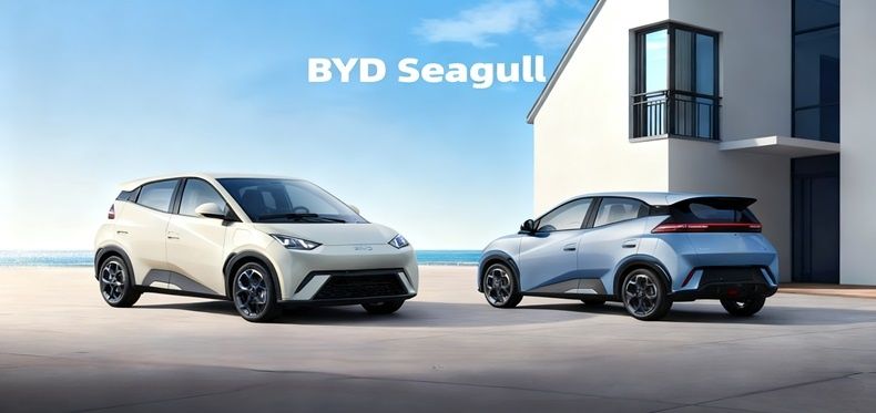 Переднее лобовое стекло на BYD Seagull.