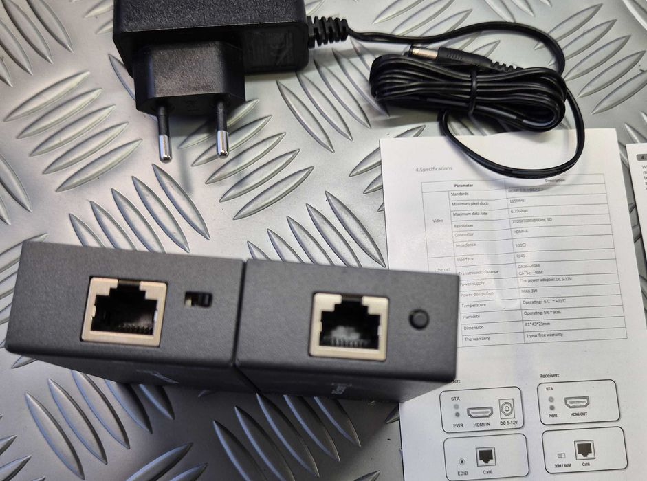 HDMI удължител по LAN 1080p 60Hz, 3D  Cat5e/Cat6/Cat 7