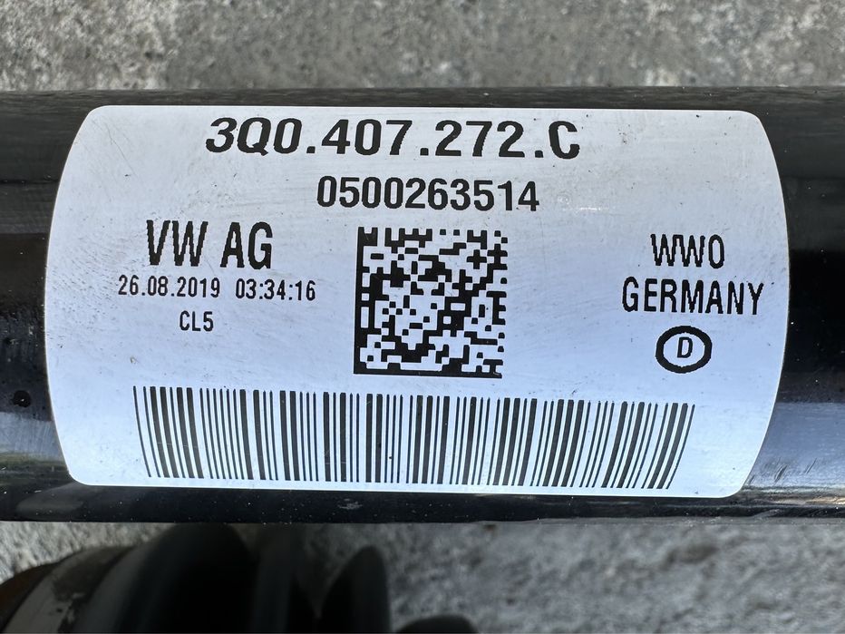 Planetară VW Passat B8 / Golf 7 / Tiguan / Touran : 3Q0407272C / 271N