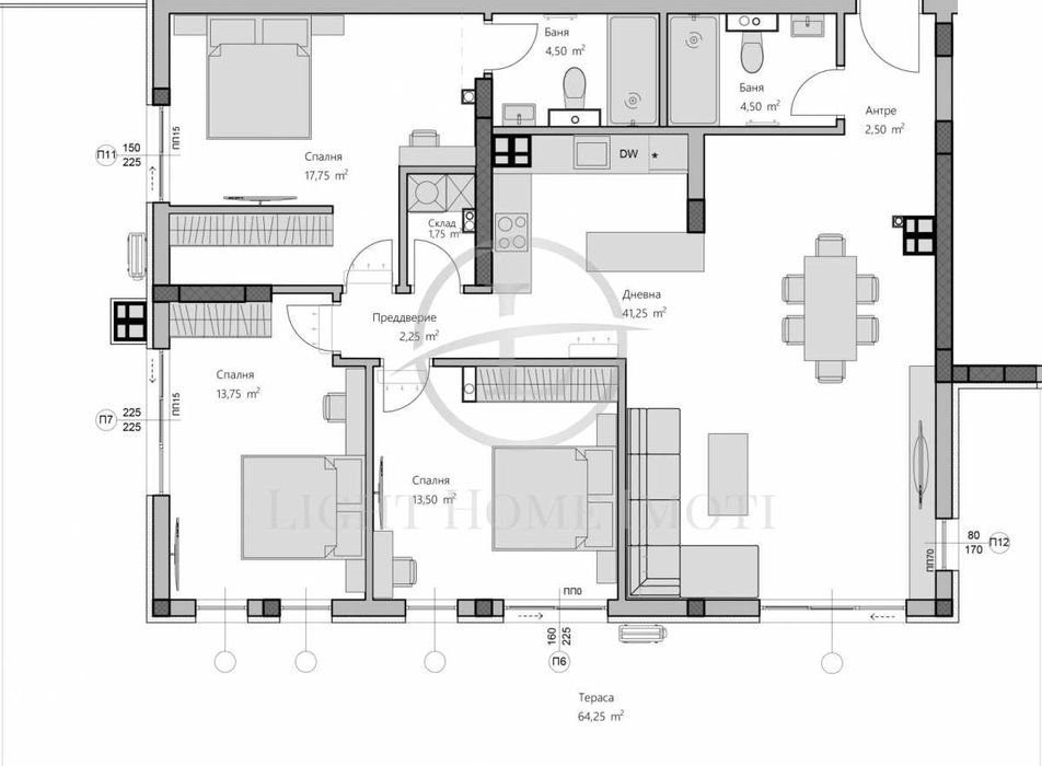 Продава се Четиристаен апартамент в Пловдив, Христо Смирненски - 199 кв.м за 1473 €/кв.м - Снимка #4