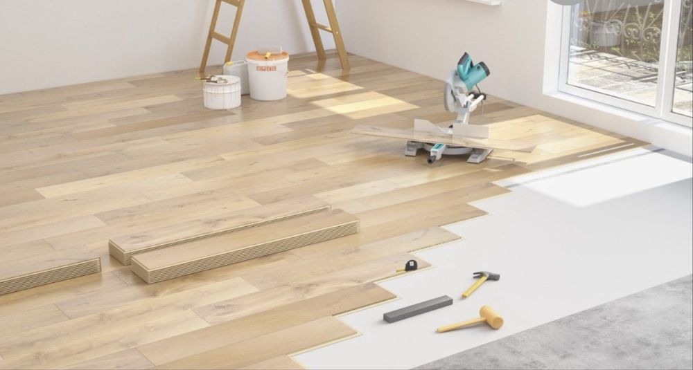 Укладка ламината, кварц-винила,