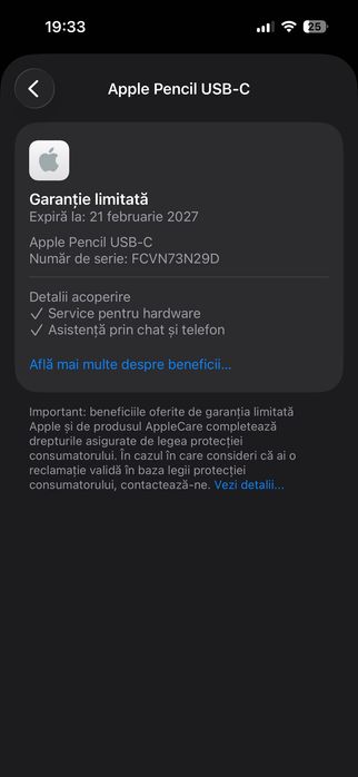 Stylus Apple Pencil Usb-C - *Nou Sigilat*