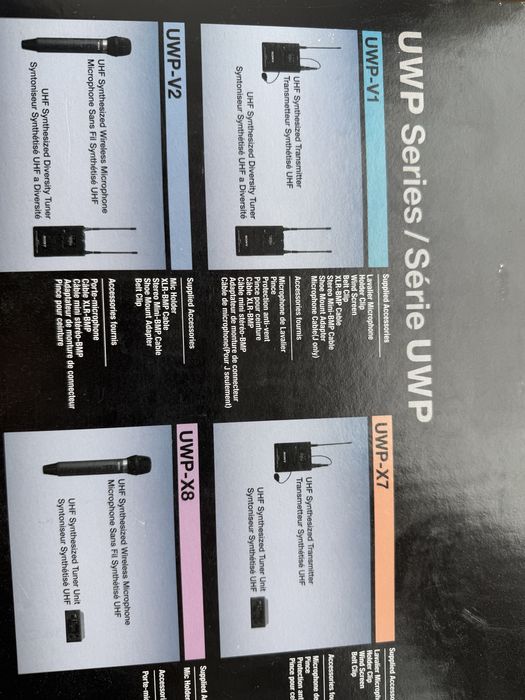 Sony UWP V1 петличный радио микрофон