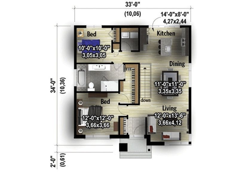 Сглобяеми Преместваеми Модулни Преносими Жилищни Мобилни -110м2 Кредит