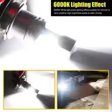 LED крушка за мъгла H15, бяла, 3570 2SMD чипове/ A3953