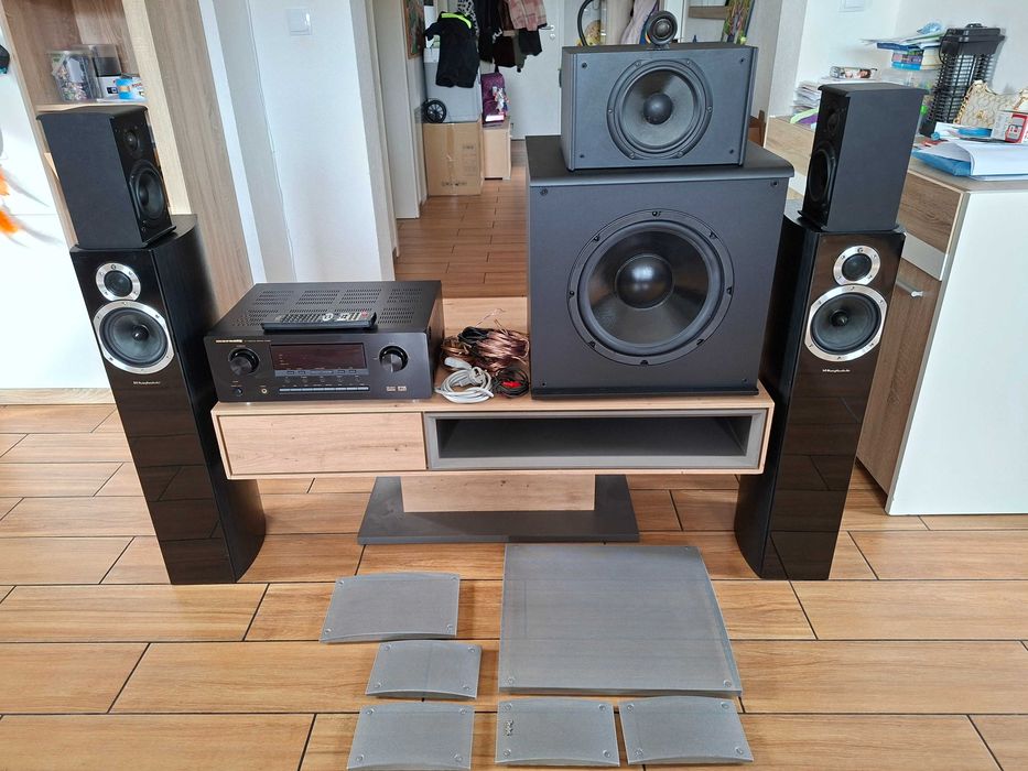 Домашно кино Wharfedale + Teufel + Marantz