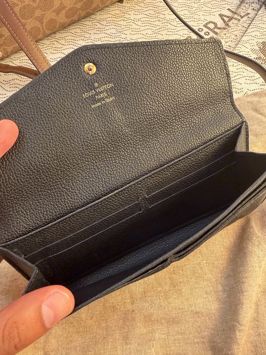 Louis Vuitton Sarah leather wallet
