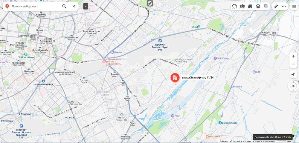 Земельный участок в Яшнабадском районе, 6 соток, идеальный квадрат
