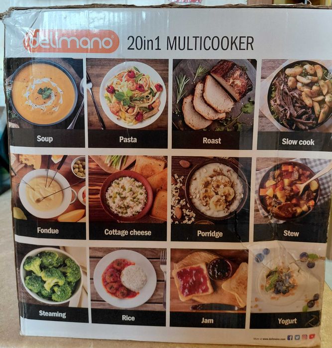 Мултикукър "Delimano"-20 в 1-900 W