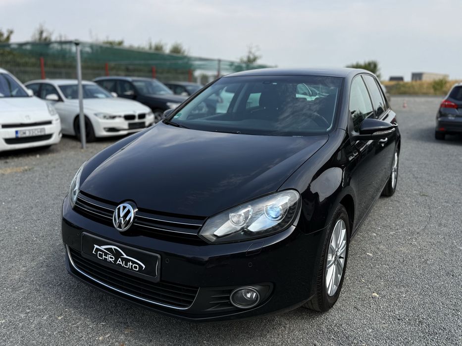 Volkswagen Golf 6 STYLE - 1.4 benzina TSI 122cp, Euro5, Xenon, Led, Dublu-Climatronic, Scaune incalzite, Senzori parcare fata-spate, Rate cu avans 0