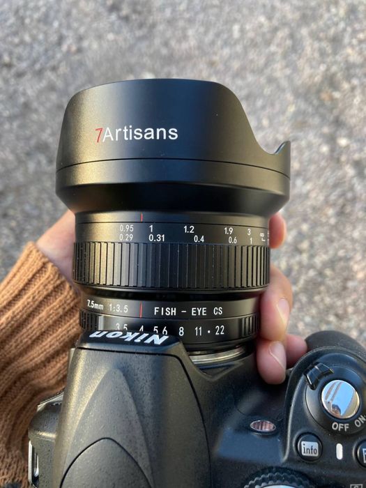 Объектив 7artisans 7.5mm f3.5