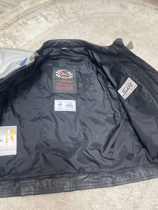 Мотокуртка кожанная